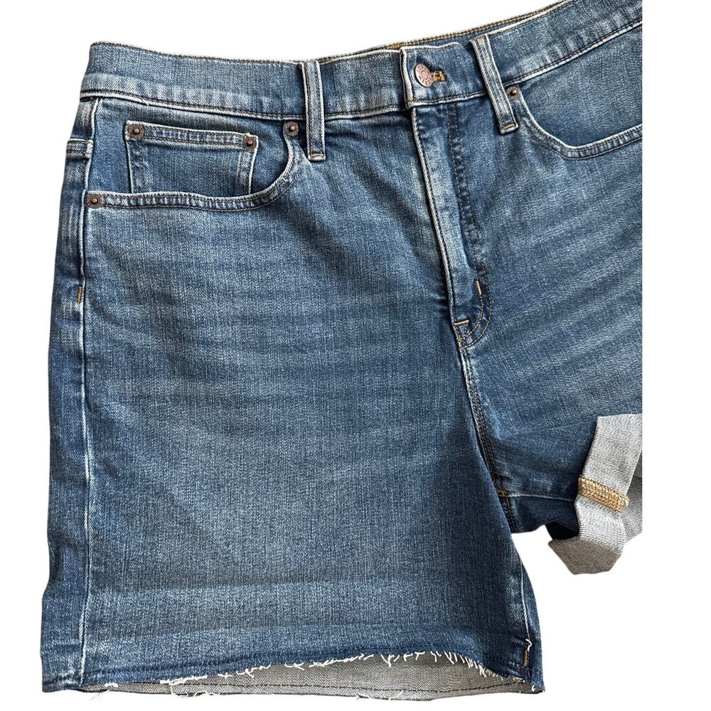 J. Crew Classic Denim Shorts in Dark Pacific Blue Wash Size 30 - Picture 6 of 9